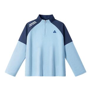 匹克童装男童长袖t恤2026新款秋冬儿童运动速干衣青少年加绒打底