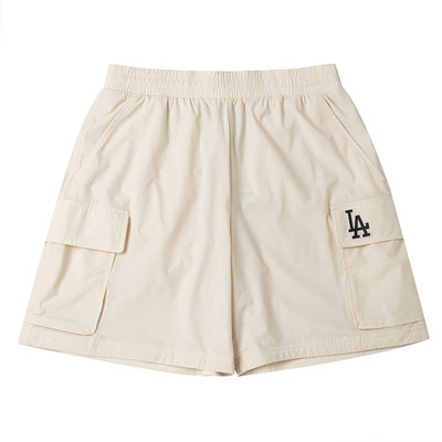 MLB情侣短裤纯色工装运动裤