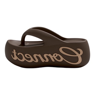 厚底人字拖女夏外穿配裙子时尚不累脚高级感拖鞋女款2026新款增高