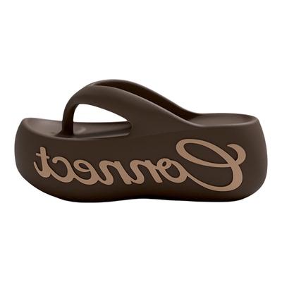 厚底人字拖女夏外穿配裙子时尚不累脚高级感拖鞋女款2026新款增高