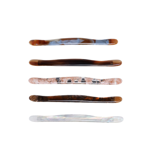 简约醋酸一字发夹女士2026新款高端后脑勺盘发独特漂亮抓夹发量少