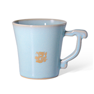 瑞百盛汝窑天青【十二生肖】属相汝窑马克杯办公室可开片杯子礼品