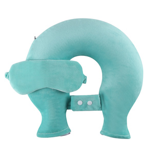 U型热水袋挂脖肩颈热敷颈椎理疗保暖注水防爆围脖枕头加厚护肩