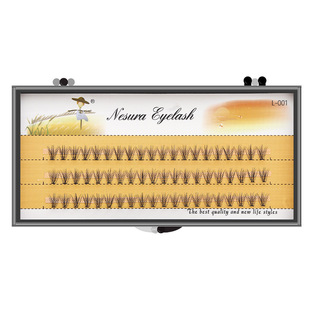 稻草人嫁接睫毛朵毛日常化妆自己接自然浓密0.10粗单簇单株假睫毛