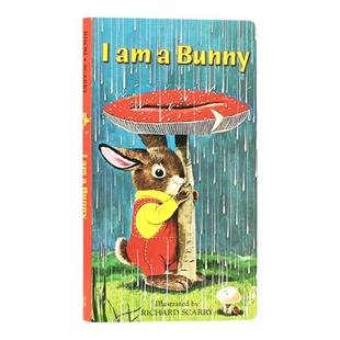 现货 I Am a Bunny我是一只兔子纸板书儿童原版英文绘本英语绘本启蒙幼儿阅读金色童书系列0-3岁Richard Scarry廖彩杏推荐外文书店