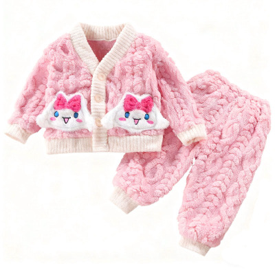 今日秒杀珊瑚绒家居服睡衣套装