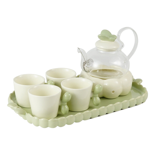 花茶壶耐高温加厚过滤玻璃泡茶壶耐热养生壶茶具烧水套装蜡烛加热