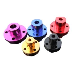 彩色铝合金法兰联轴器3-8法兰盘光轴支座固定座刚性法兰盘导向座