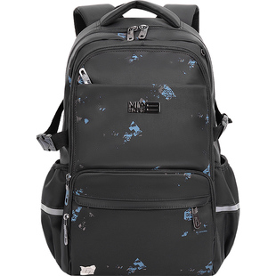 中学生书包男款大容量初中生高中护脊减负结实耐用高颜值双肩背包