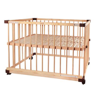 farska山毛榉拼接婴儿床多功能