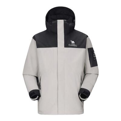 骆驼女装硬壳三合一冲锋衣男女2026春秋户外防暴雨登山服进藏外套