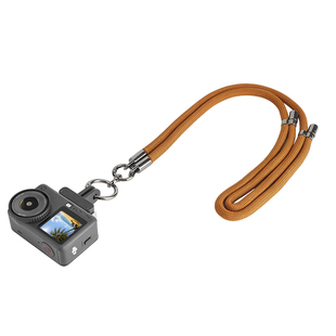 Tanxce适用大疆Action6/5Pro/4/3运动相机挂脖绳Osmo360/Nano相机防丢挂绳可调节长度可旋转户外便捷拍摄配件