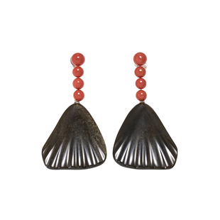 SUDROV素觉Lucky Sign新年限定款南红金耀石新中式耳坠耳环耳饰女