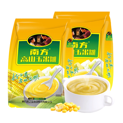 南方黑芝麻正品玉米糊粗粮免煮