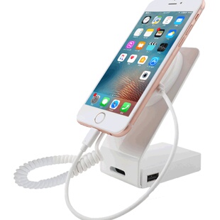 手机防盗器展示架体验柜台真机报警器底座 演示L型充电金属支架锁