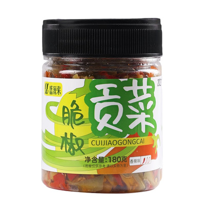 盛源来脆椒贡菜湖南特产香辣味