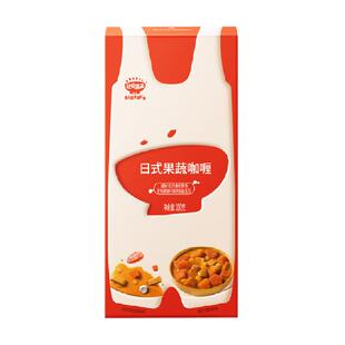 秋田满满儿童果蔬咖喱块宝宝拌饭料不辣调味咖喱酱无添加剂100g