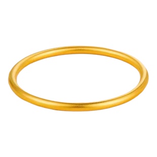 古法传承金包银手镯女黄金色素圈手环真细镯子不掉色首饰