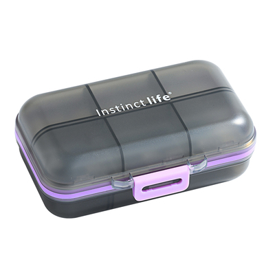 药盒便携分装早午晚提醒密封防潮