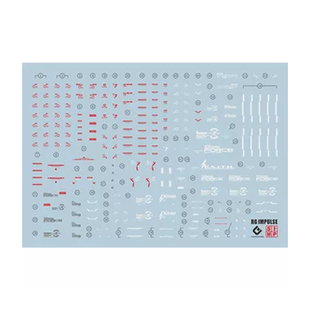 EVO贴纸 RG脉冲高达水贴 荧光RG33