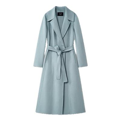 【巴黎时装周同款】Laurel劳芮680g水波纹羊绒大衣LWL364D01800