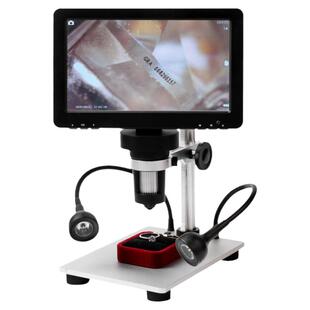 太阳火高清数码电子显微镜1200倍珠宝鉴定钻石GIA腰码腰棱编码净度检测古玩钱币陶瓷拍照摄像放大镜芯片检查