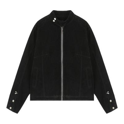 美式哈灵顿绒外套男秋冬cleanfit