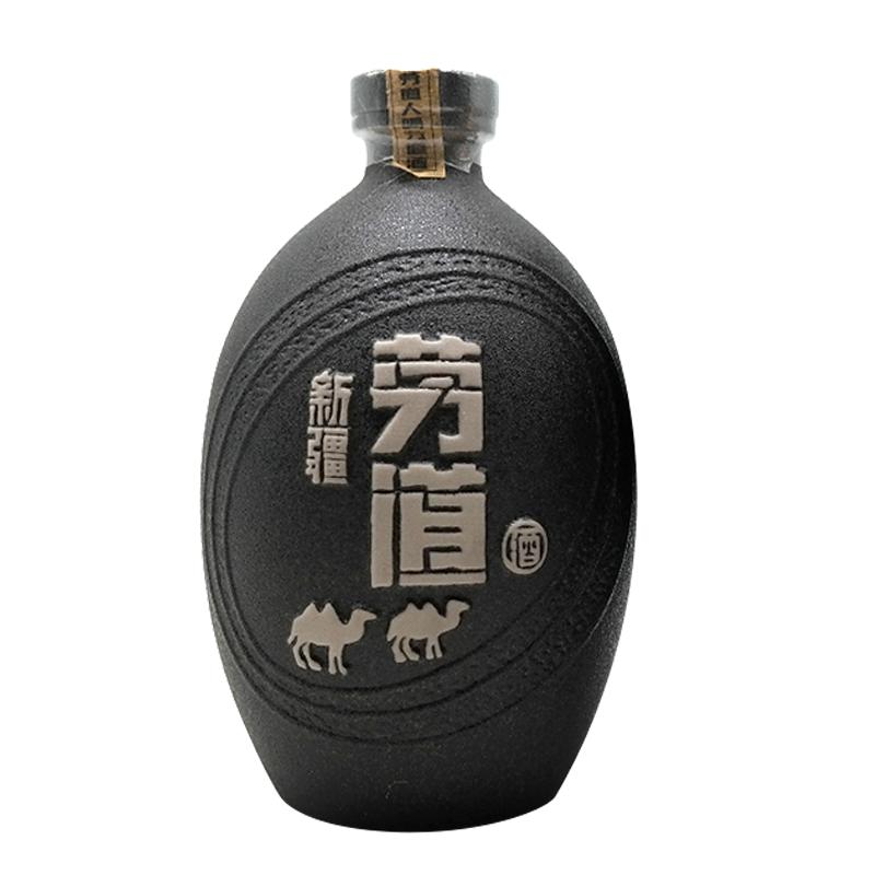 新疆黑陶劳道白酒浓香型52度1000ml整箱6瓶包邮原产地发货纯粮 酿