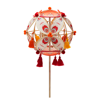 非遗手工竹编滚灯跳舞道具