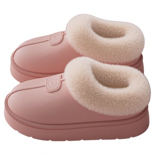 手术室卡通棉拖鞋女士2025新款医护专用防滑防水厚底加绒包跟棉鞋