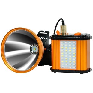 超亮远射锂电池强光头灯带电瓶可充电防水黄光钓鱼灯头戴式手电筒