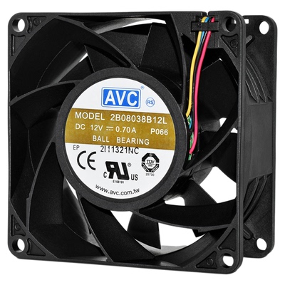 AVC暴力8038机箱PWM风扇8厘米12V