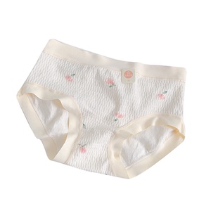 “风有约 花不误”超柔婴儿棉5A抗菌内裤女生秋冬全棉裆大码2026