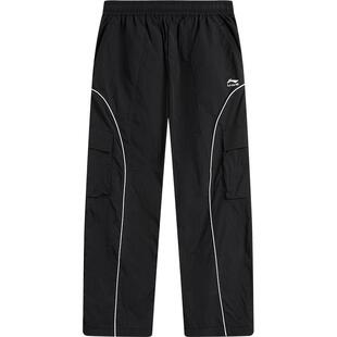 李宁儿童防晒防泼水伞兵工装裤男孩新款男童装女中大童防蚊裤裤子