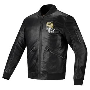 摩托范 | SBK摩托车J21M2皮质飞行夹克骑行服防摔防风四季机车