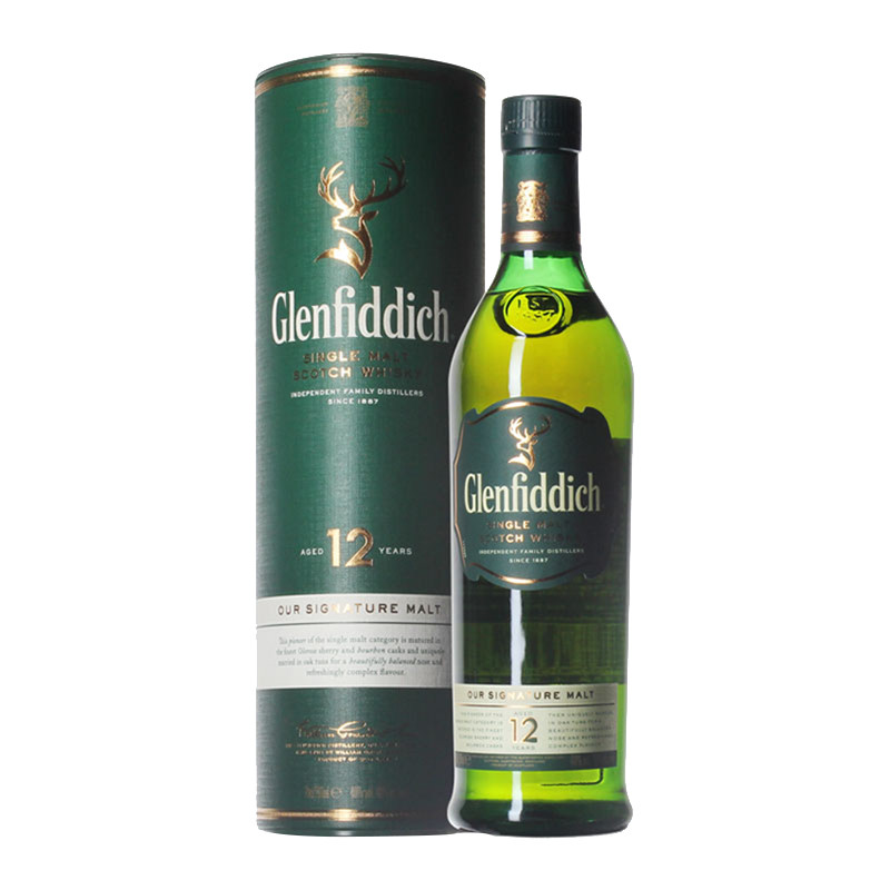 洋酒glenhddich12年度纯麦威士忌