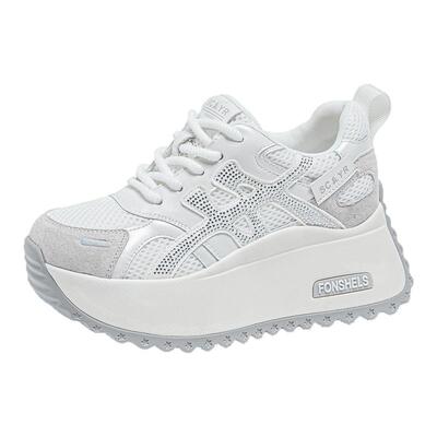 ZFCQ新款水钻厚底内增高时尚休闲