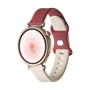 适用华为gt5/gt4/gt6表带女款watch5/4/3pro手表带新款硅胶腕表watchgt5智能女表41mm系列运动gt3女士荣耀3i