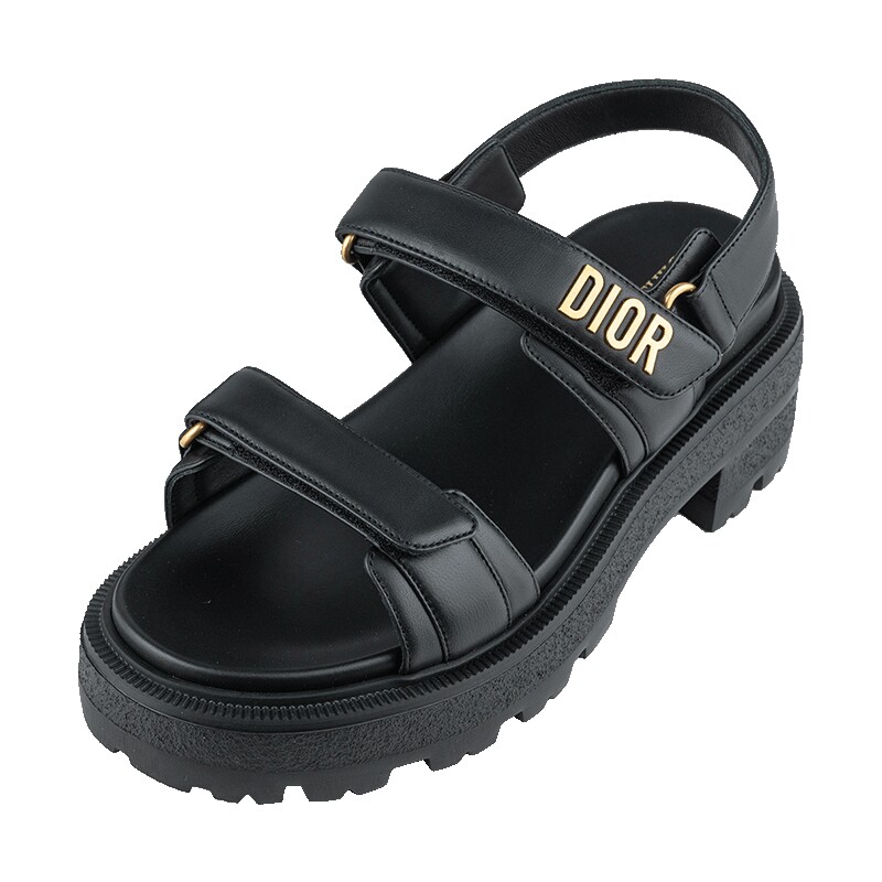 Dior/迪奥露趾魔术贴沙滩凉鞋女