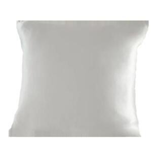 22姆米真丝抱枕正方形枕套高档纯色100%桑蚕丝50*50cm女士