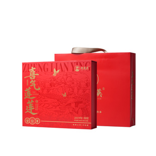郑莲英福鼎白茶喜气莲莲老白茶2019寿眉散茶纪念茶茶叶礼盒装200g