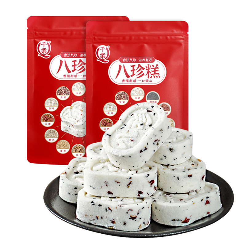 千業红枣山药八珍糕独立袋装正品