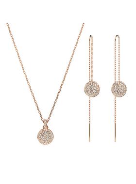 施华洛世奇项链耳环套装