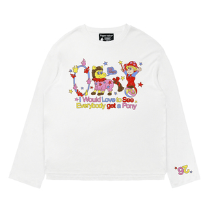 PAPER VOICE® 2026马尼尼日历印花T恤26马年限定美式复古ins风