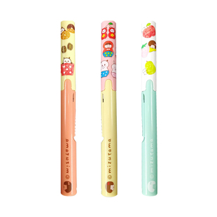 日本Plus普乐士笔式剪刀迷你便携笔形安全随身口袋手工开箱剪刀