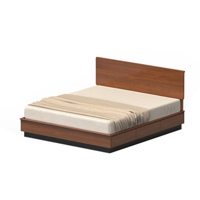 出乎生活麦田箱体床储物床黄杨木