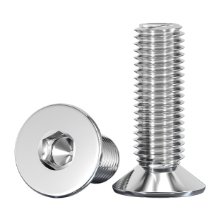 316不锈钢沉头内六角螺丝平头螺钉平杯螺栓M2M3M4M5M6M8M10M12M16