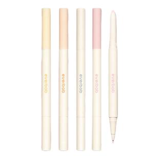 everbab卧蚕笔双头眼线笔胶笔不易晕染持久高光提亮笔艾蓓拉防水