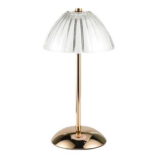 月亮坯房 复古水晶充电台灯卧室床头灯西餐厅户外桌灯ins小夜灯