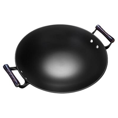 正高陆川铁锅老式家用炒菜锅